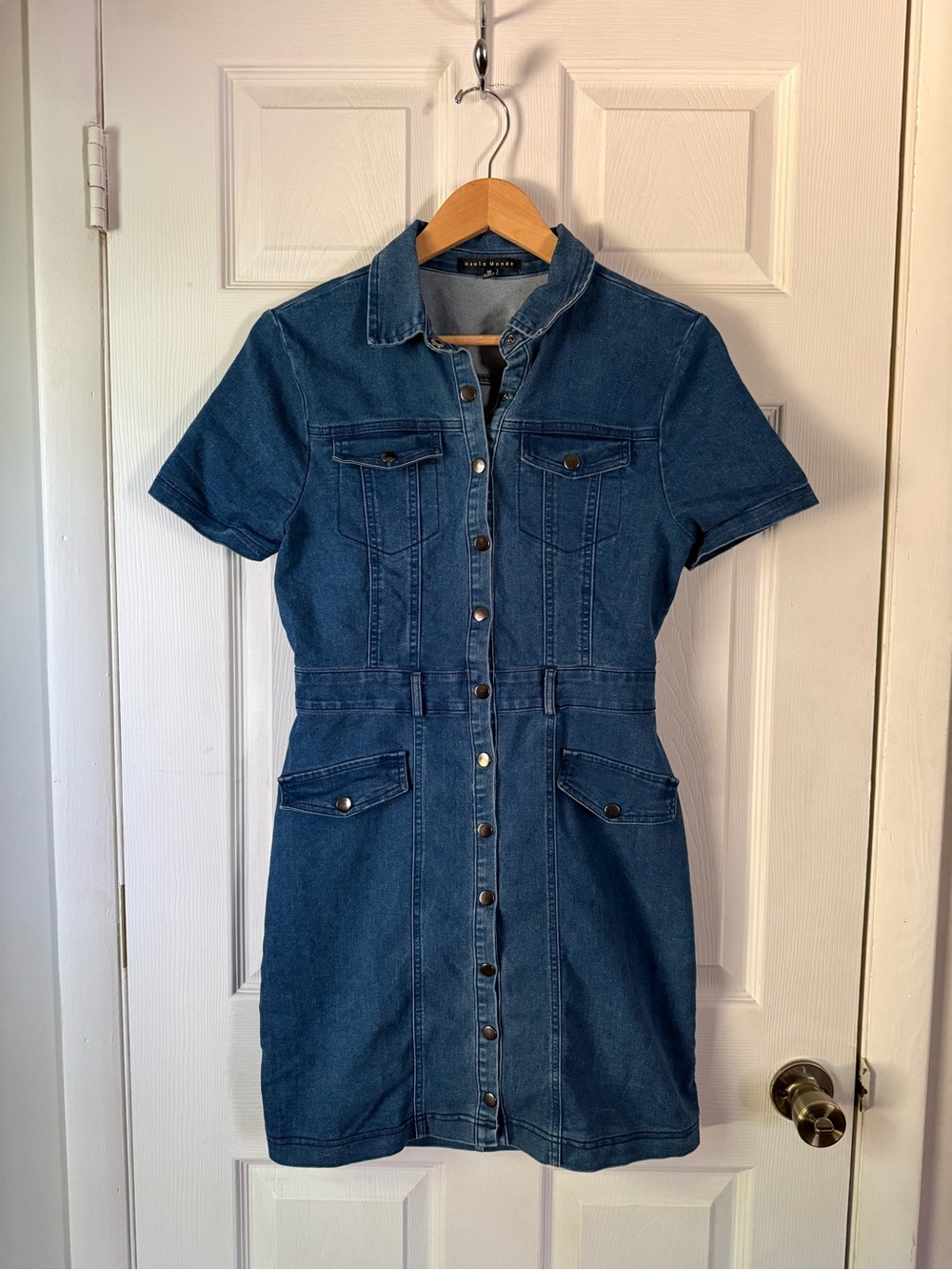 Haute Monde Denim Mini Dress